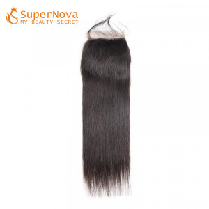 Brazilian Hair Closures Straight Hair Human Hairs For Sale 4*4 Lace Closures