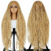 36 inch Knotless Full Lace Boho Box Braid Wig