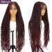 #1B99J Braided Wig