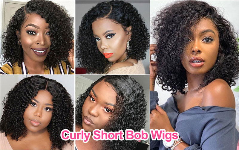 Curly Short Bob Lace Wigs Curly Short Bob Lace Wigs