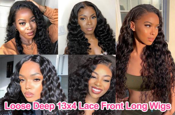 Loose Deep 13x4 Lace Front Long Wigs Loose Deep 13x4 Lace Front Long Wigs