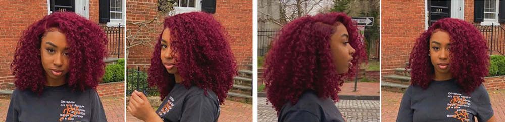 curly burgundy lace front wigs curly burgundy lace front wigs