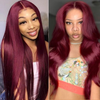 The Difference Between 613 Blonde Wig And 99J Burgundy Wig The Difference Between 613 Blonde Wig And 99J Burgundy Wig